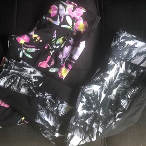Material girl and Fabletics gym leggings